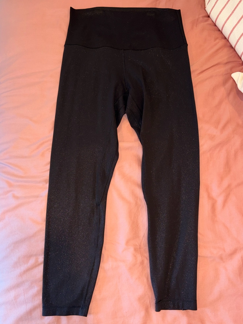 Lululemon Glitter Black Align Leggings - Size 8